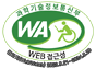 과학기술정보통신부 WA(WEB접근성) 품질인증 마크, 웹와치(WebWatch) 2023.9.21~2024.9.20